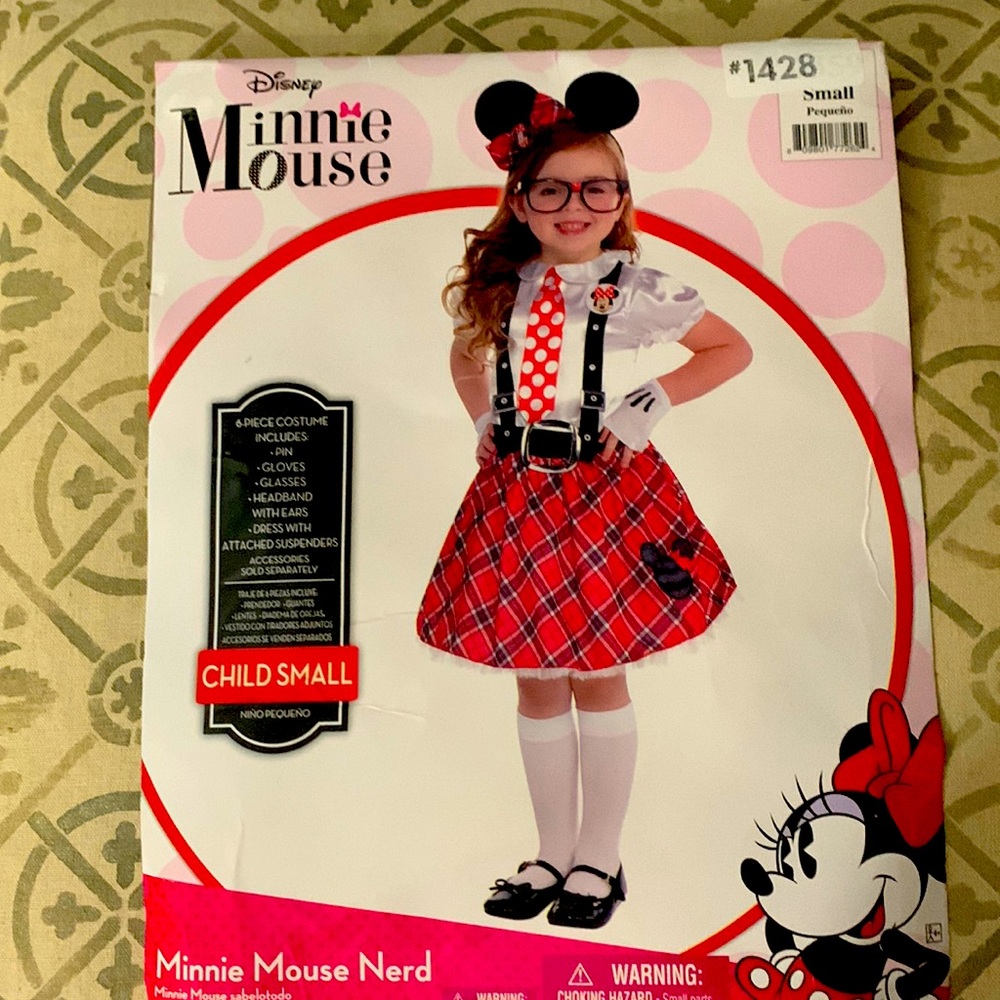 Amscan Disney Minnie Mouse Nerd Child costume